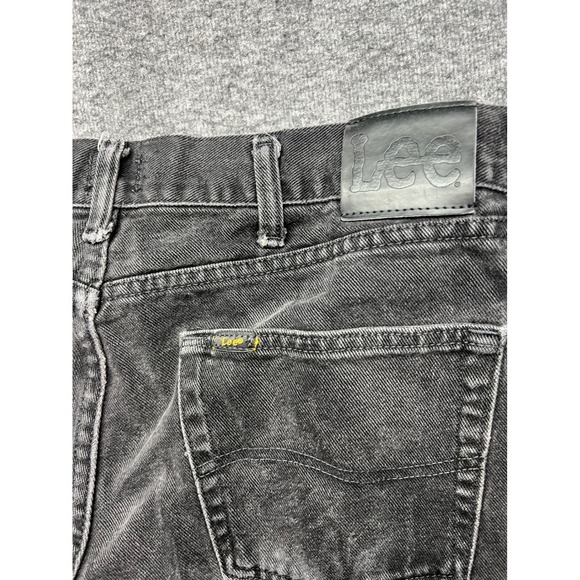 Lee Jeans Mens 36x30 Black Fit 36x29 Regular Straight Denim Pants TZS-K146-008 - Picture 16 of 16